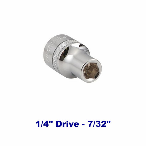 Kincrome K25021 - Lokon Socket 1/4" Drive 7/32"